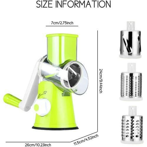 product_image_name-Generic-Rotary Cutter, Grater, Grinder, Shredder & Slicer(3 SHAPES)-3