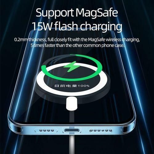 product_image_name-Generic-iPhone 13 Pro MagSafe Magnetic Transparent Phone Case - Protective Phone Cover-3