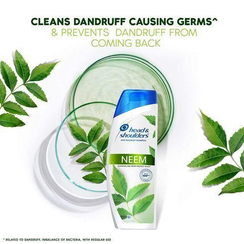 product_image_name-Head & Shoulders-Anti-Dandruff,Anti-Itch,Cleanses and Protects Hair and Scalp infused with Neem Shampoo For Healthy Scalp-400ml (2 Packs ).-6