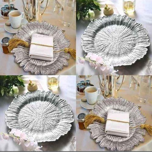 product_image_name-Generic-3Pcs Luxury & Class Seafoam Decoration Charger Plates-2