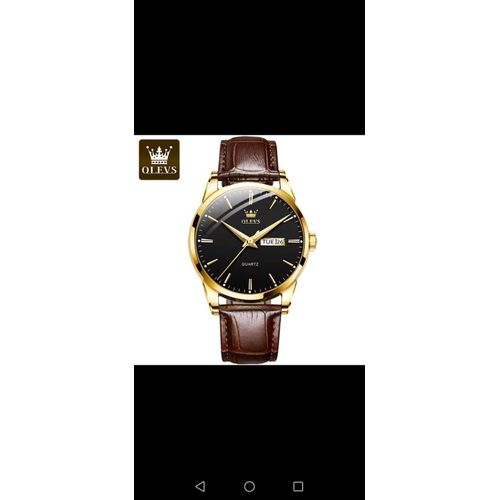 product_image_name-Olevs-Gents Wrist Watch 6898 leather -2
