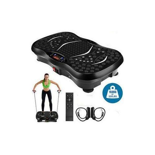 product_image_name-Generic-Ultrathin Vibration Platform/Massager With Two Resistance Band. Blood Circulation, Body Massage,fat Burner, Calories Burner, Cardiovascular.-1