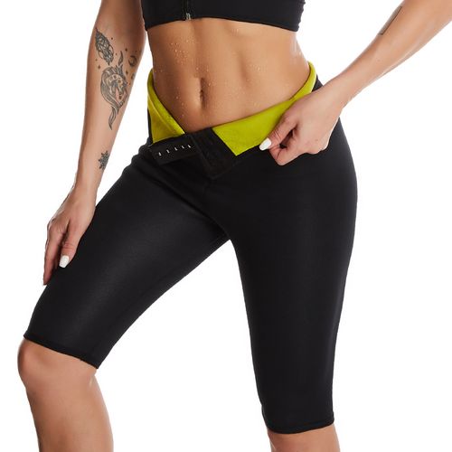 Fashion Womens Upgrade Slimming Pants Neoprene Sweat Sauna Body Shapers  Fitness Stretch Control S Burne Waist Trainer Leggings @ Best Price Online