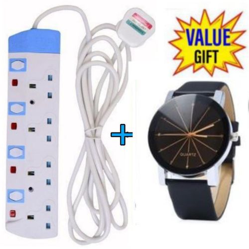 product_image_name-Power King-Top Quality 3M 4 Way Power Extension + Free Watch -1