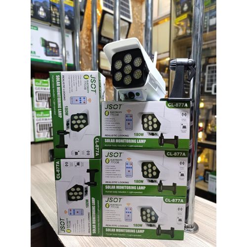 product_image_name-Generic-180W Dummy Camera Solar Monitoring Lamp-1