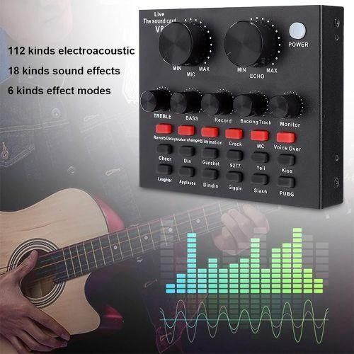 product_image_name-Generic-V8 SOUND CARD For Studio Audio Recording – USB Powered, Pro Sound for Recording, Singing & Broadcasting-4