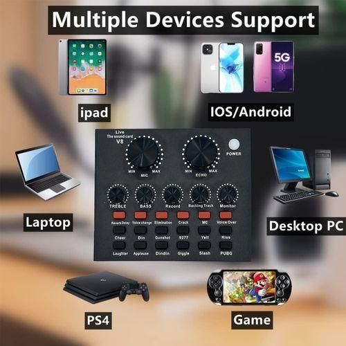 product_image_name-Generic-V8 SOUND CARD For Studio Audio Recording – USB Powered, Pro Sound for Recording, Singing & Broadcasting-6