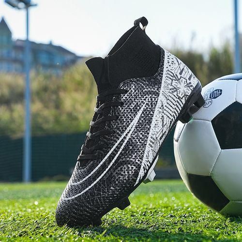 Fashion Men s Soccer Cleats Hightop Women Indoor Outdoor Training Spike Football Shoes Best Price Online Jumia Kenya