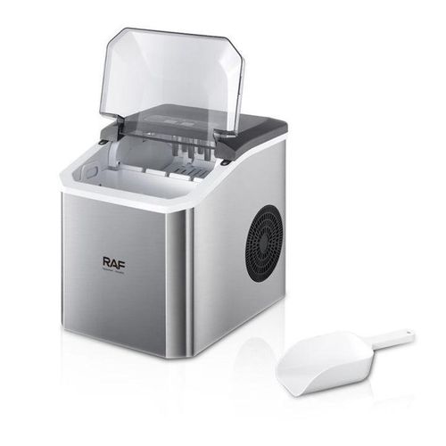 product_image_name-RAF-Portable Ice Maker, Self-Cleaning Ice Maker Machine with Handle 12KG in 24Hrs-2