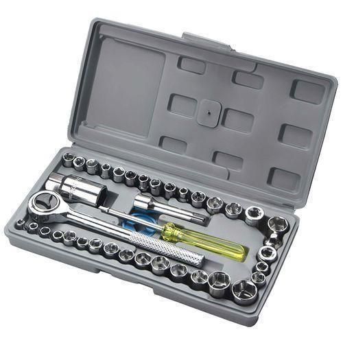 product_image_name-Generic-40 PCS socket spanner cocket wrench kits plus screwdriver for motorcycle bike car-1