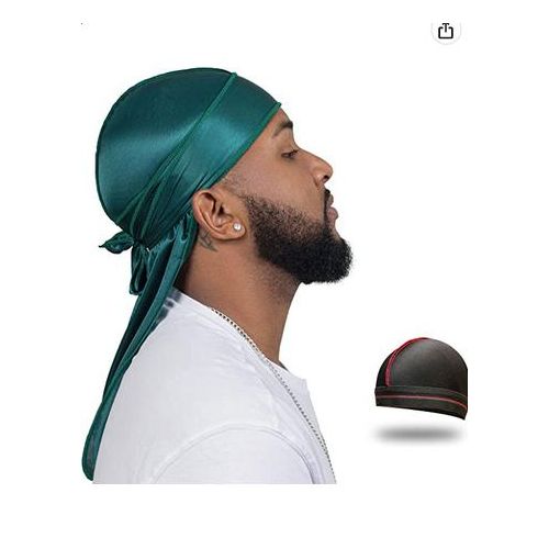 product_image_name-Fashion-Imported Premium Quality Plain Colour Silky Durag-7