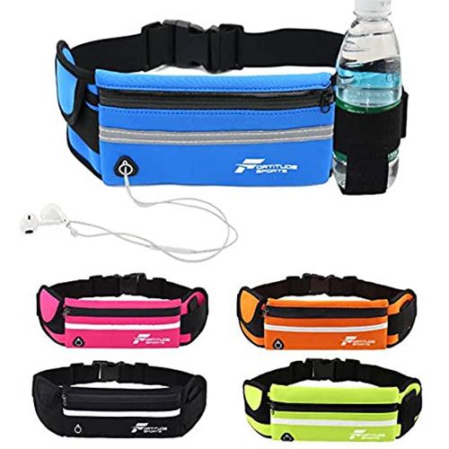 Belt bag with online water bottle