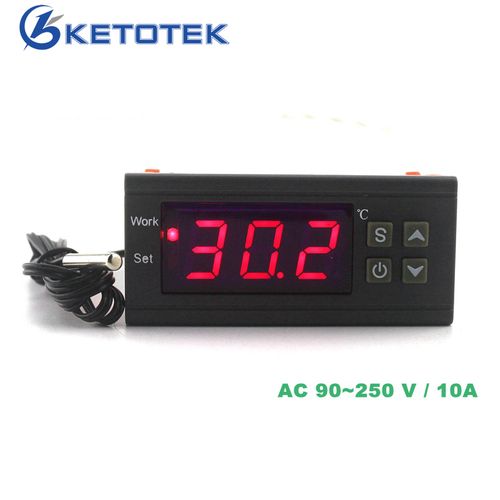 Ketotek 110V 220V Mini Digital Air Humidity Controller Digital