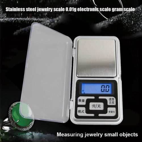 Digital Gram Scale with 2 Trays, 500g/ 0.01g Small Jewelry Scale