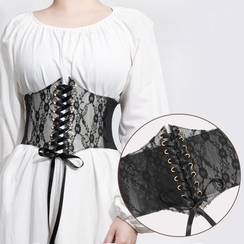 Lace Up Plus Size Corset Belt