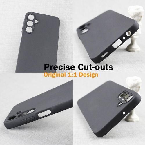 product_image_name-Generic-Galaxy A15 Black Silicone Phone Case/ Cover-3