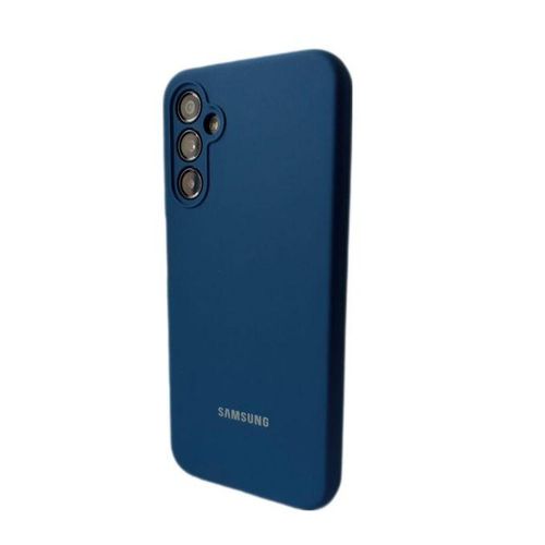 product_image_name-Generic-Samsung Galaxy A35 Original Navy Blue Silicone Phone Case/ Cover-1
