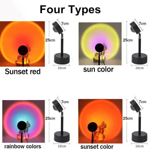 product_image_name-Generic-USB Sunset Lamp Projector LED Light with Adjustable Head for Photography Background-2