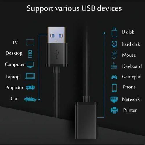 product_image_name-Generic-USB 3.0 Extension Cable High-Speed Data Transfer Data Cord-3