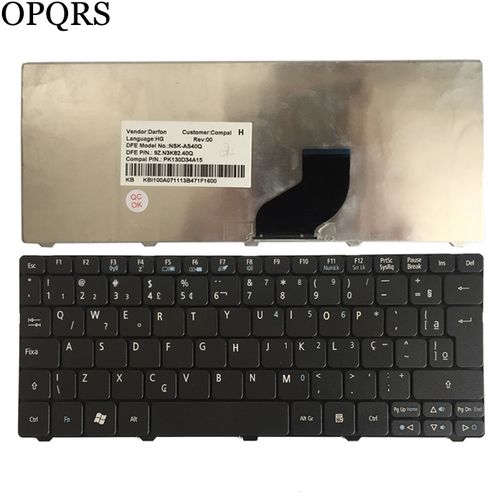 Generic Brazil Keyboard For Acer Aspire One D255 D255e 522 @ Best Price  Online