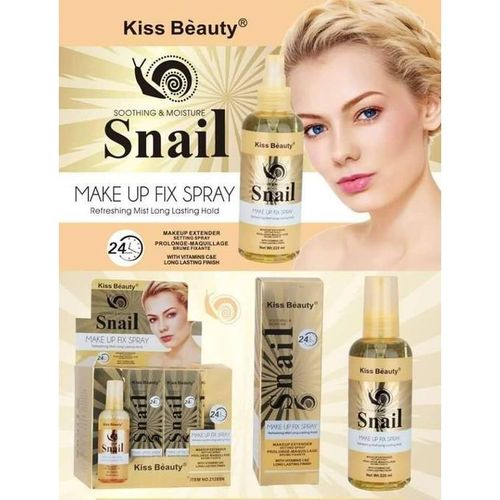 Kiss Beauty Makeup Setting Spray Snail