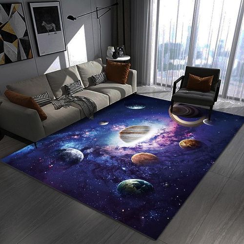product_image_name-Generic-3D Visual Cosmic Planet Living Room Carpet, Size: 40x60cm-1