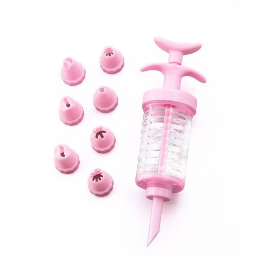 Generic Nozzles Icing Syringe Cake Decorating Piping 8 Set ...