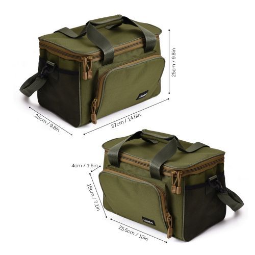 Lixada Portable Multifunctional Canvas Fishing Shoulder Bag @ Best Price  Online