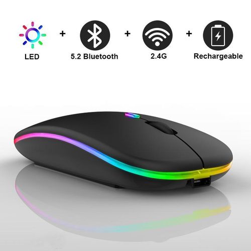product_image_name-HP-Wireless Bluetooth + 2.4G Dual-Mode Mouse – Connect 2 Devices Simultaneously, Rechargeable, Silent Click, RGB Light, Ergonomic Design-1