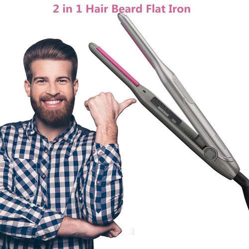 Generic Titanium Pencil Flat Iron with Adjustable Temp Small Flat Iron Mini Hair Straightener for Men Pixie Short Hair Beard Bangs Edges Best Price Online Jumia Kenya