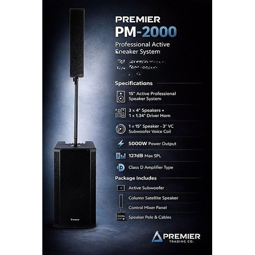 product_image_name-Premier-Active Subwoofer Column Speaker System-1