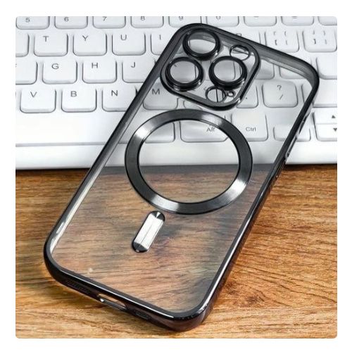 product_image_name-Apple- iPhone 12 Pro Cover Clear Luxury Case MagSafe-1