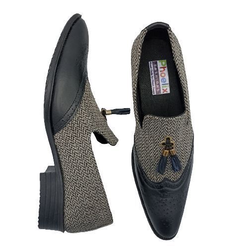 product_image_name-PHOELIX FASHIONS-Elegant Designer Ankara Casual / Wedding Shoes + FREE PAIR OF INVISIBLE  SOCKS-5