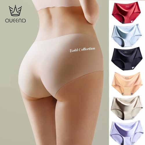  Women Ladies Innerwear Shorts 7pcs/set Seamless Women Panties  Breathable Women Underwear Silk Satin Brie Frangelie Comfort Pants Plus  Size (Color : 7pcs Set 1, Size : Medium) : Clothing, Shoes 