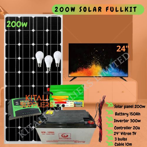 solarmax-200w-solar-panel-fullkit-plus-24-inch-tv-best-price-online