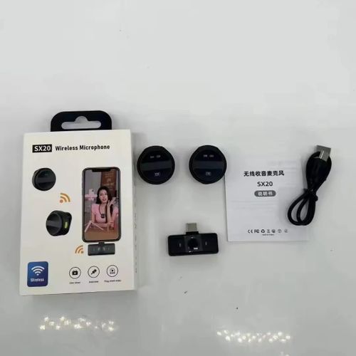 product_image_name-Generic-SX20 2.4G Rechargeable Wireless Lavalier Mic – Noise-Reducing Lapel Mic-1