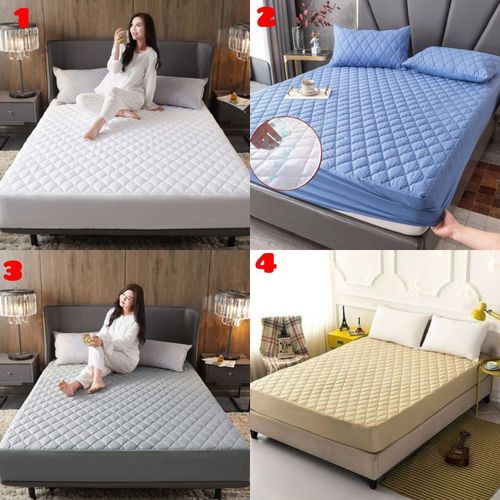 product_image_name-Generic-Premium Quilted Waterproof Mattress Protector – Deep-Fit Elastic Border-1