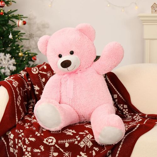 product_image_name-Generic-65cm Giant Pink Teddy Bear – Soft Plush Stuffed Toy-5