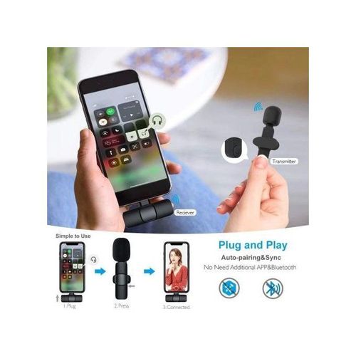 product_image_name-Generic-Professional Omnimic Wireless Lavalier Lapel Microphone for Android/iphone Computer-3