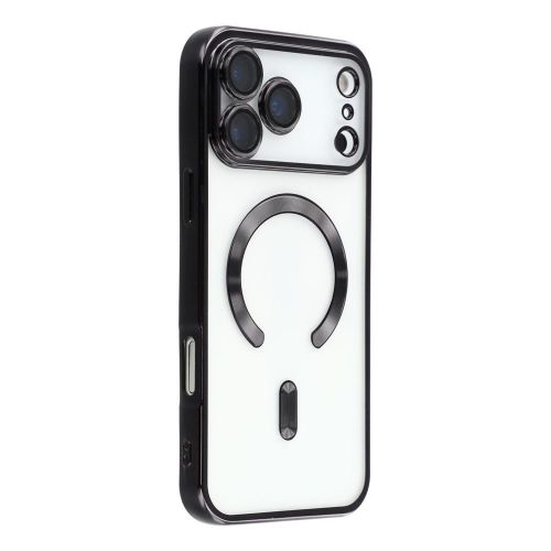 product_image_name-Generic-iPhone 17 Pro Phone Case, Black Electroplated Clear Case with Magnet for Magsafe Accessories Compatibility for Second Device-3