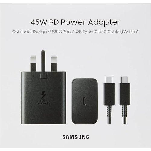 product_image_name-Samsung-45W PD Fast Charger (USB-C to USB-C Cable 5A)-1