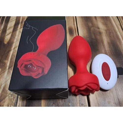 product_image_name-Generic-Rose Toy Anal Vibrator Dildo Butt Plug-3