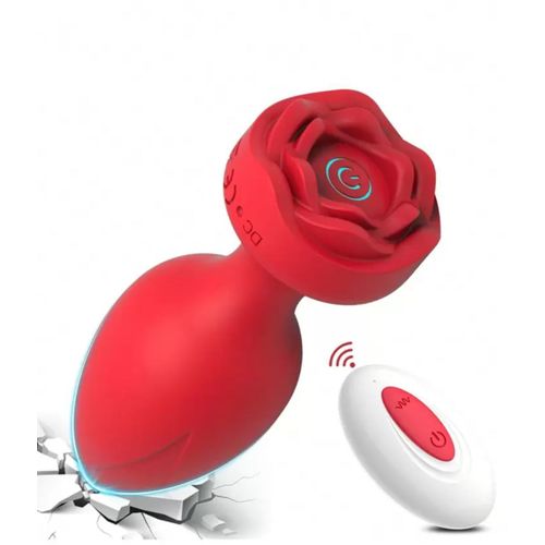 product_image_name-Generic-Rose Toy Anal Vibrator Dildo Butt Plug-4