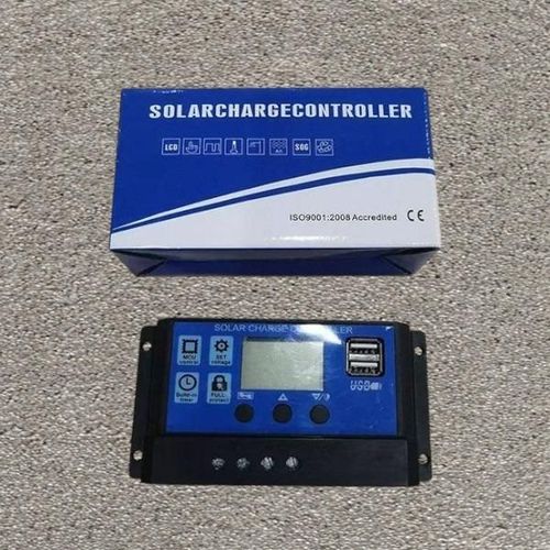 product_image_name-Generic-LCD Display Dual Usb Output Large Screen Friendly Interface 12V/ 24V 30A Amperes Intelligent Digital Solar Charge Controller-1