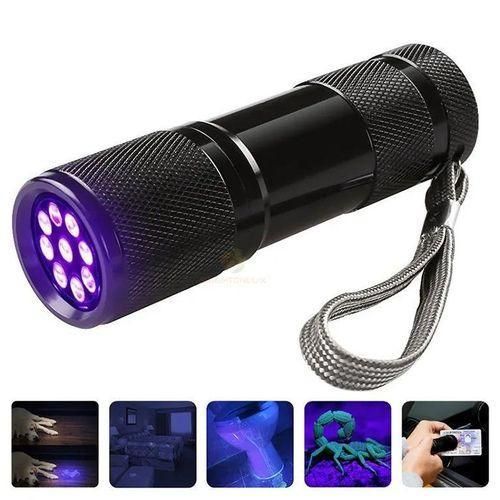 product_image_name-Generic-Blacklight Money Detection 9 LED UV Ultra Violet Mini Flashlight Torch Light Lamp-1
