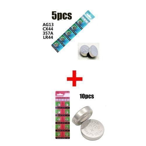 product_image_name-Generic-5pcs AG13 LR44 Coin Watch + 10pcs Size AG2 LR59 V396 396 L726 Alkaline Watch Battery -1