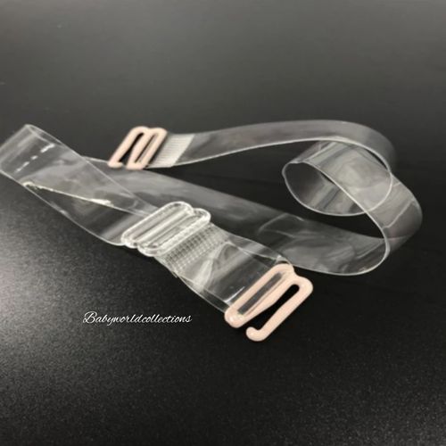 Generic Invisible Clear Non-Slip Bra Straps-One Pair @ Best Price