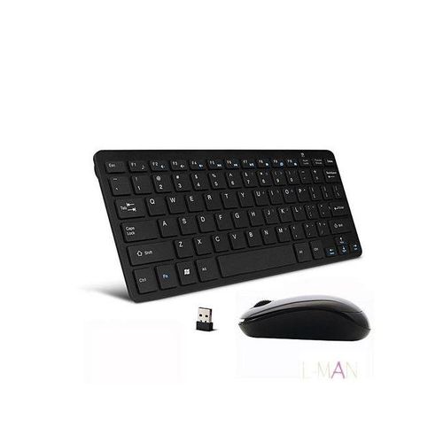 product_image_name-Generic-Wireless Smart Tv, Android Wireless Keyboard + Mouse- Black-1