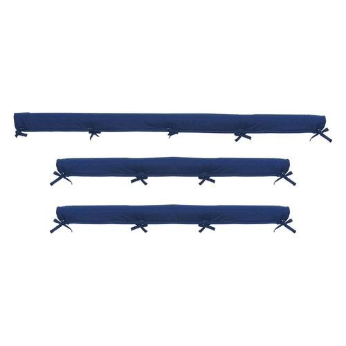 Navy blue sales bumper pads