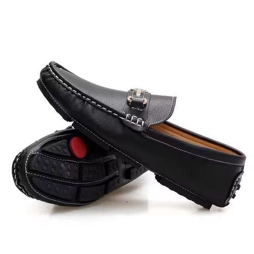product_image_name-Generic-Black leather loafers -1